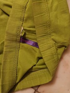 Lime Green Cotton Leggings