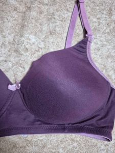 purple soft lightly padded bra 💜🔮