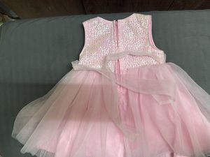 Pink Sequin Party Dress