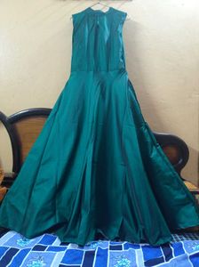 Elegant Teal Fairy Gown