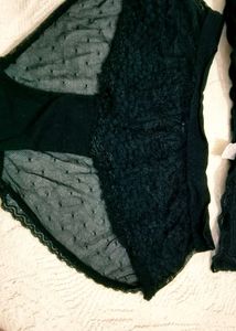 Very Beautiful Net Fancy Bra With Brief