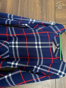 checked frock