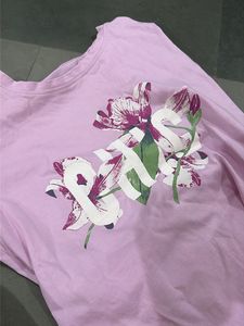 Pink Floral Graphic T-Shirt