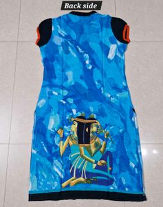 Blue Tie-Dye Kurta
