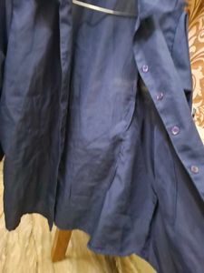 Classic Navy Blue Button-Up Shirt