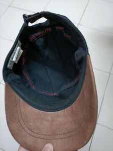 U.S. POLO ASSN.Men Black Panelled Upper Solid Cap