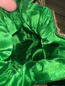 Emerald Green Embroidered Potli Bag