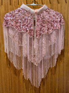 Full beaded sequin cape