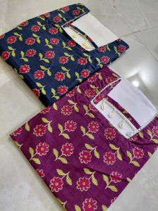 brand new Floral Print short Cotton Kurtis