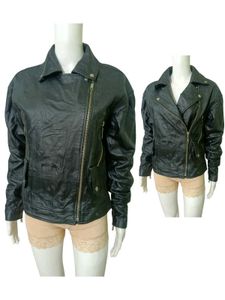 Black Genuine Leather Biker Jacket
