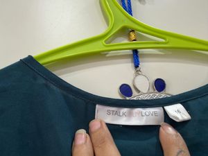Blue Knot-Front Top
