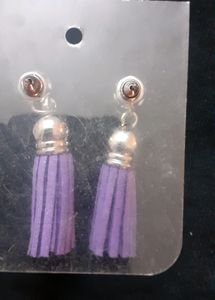 Purple Earrings