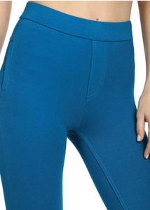 Blue Slim Fit Leggings