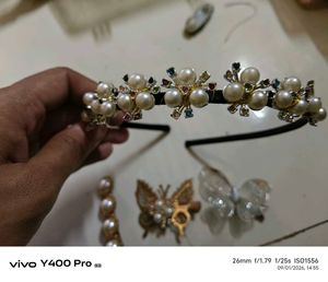 Pearl & Rhinestone Headband
