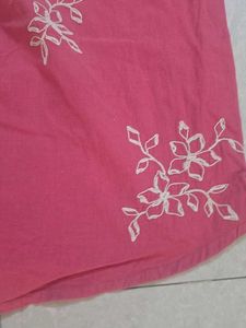 Pink Embroidered top