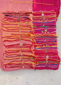 hand made 96 piece rakhi