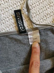 H&amp;M Grey Spaghetti Strap Camisole Top