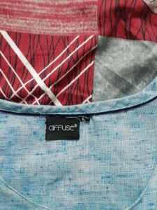 Light Blue Embroidered Kurta