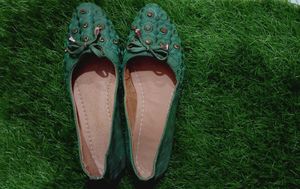 stylish flat sandals |valleys| myntra haul| green