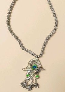 15% SALE OFFER 🔥Long Krishna Pendant Necklace