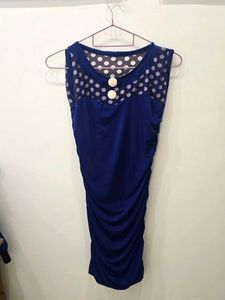 Blue Polka Dot Dress
