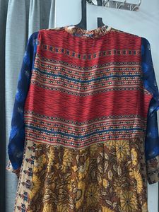 Vibrant Bohemian Printed Long Kurta