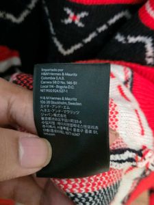 H&amp;M Festive Santa "HO" Christmas Sw