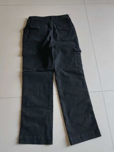 Cargo-like Denim Straight Pant with Multiple pocke