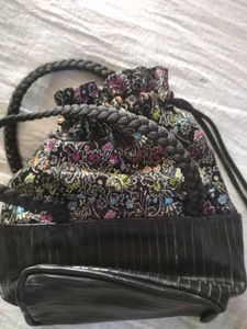Vintage Floral Drawstring Hobo Bag💕