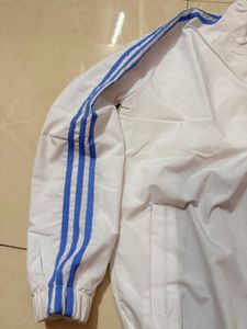 Adidas White Track Jacket