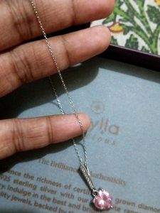 Voylla silver Heart Neckpiece ❤️✨️🌷