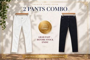 Men's Combo Pack of 2 Pants