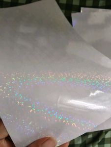 glitter holographic laminating film sheet adhesive