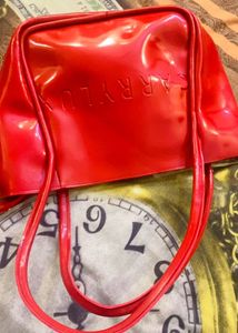 New Shiny Red Handbag
