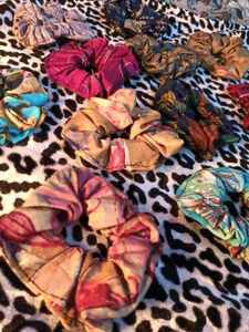 Colorful Scrunchie Collection ✨ (Pack Of 12)