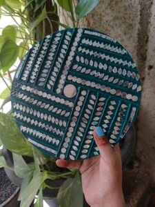 11=Handmade Wall Hanging💙( Clay And Mirrors)