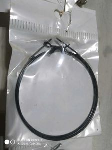 Classic Black Hoop Earrings