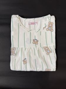 Cute Bunny &amp; Strawberry Night Dress