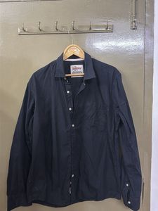 Men's Dark Blue Casual Shirt