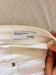 spykar white jeans