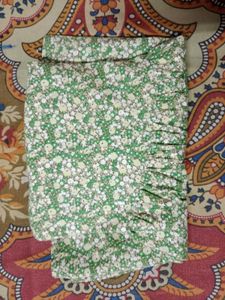 Floral Print Peplum Top