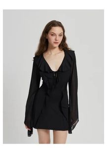 A-Line Black Dress Urbanic Size Small