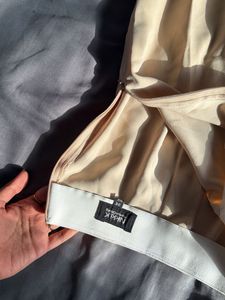 Classic Beige Wide-Leg Trousers