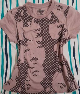 y2k printed fitted tshirt