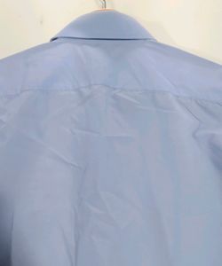 Men's Blue Cotton Shirt | Chest 42 | Length 27