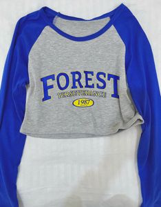 Y2K Raglan Sleeve Graphic Top
