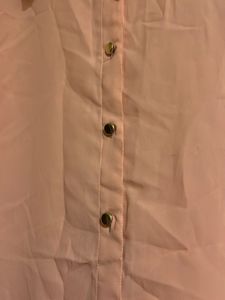 Chic Pink Button-Up Blouse Stop
