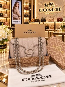 LATEST COACH QILTING TABBY*