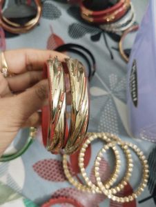 3 Different Pair Of Kanch Bangles