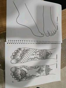Reusable Mehendi Practice Book